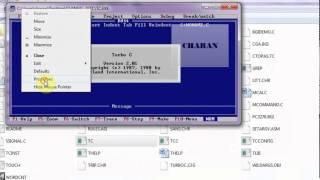 RUN TURBO C IN FULL SCREEN in windows 7