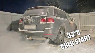 Volkswagen Diesel Cold Start | Diesel Cold Start: Volkswagen Touareg Diesel at -33°C, Will it Start?