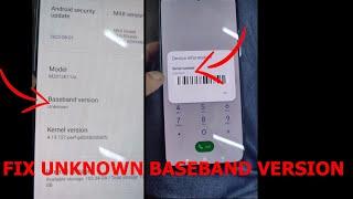 FIX UNKNOWN BASEBAND IN ANY PHONE NETWORK NOT WORKING!!!