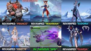 Revamped Wanwan, Odette, Pharsa, Eudora and more...