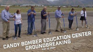 Candy Bomber Education Center Groundbreaking at the Spanish Fork Airport | May 18, 2024