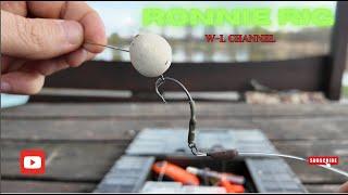 RONNIE RIG + FLUOROCARBON #karpfen #wędkarstwo #carps #fishing #fishingrigs #carp #karp #fish