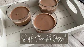 Quick and simple chocolate dessert recipe