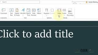 Microsoft PowerPoint Not able to Play Videos Fix