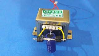 Make 12v DC Supply (using 12,0,12 Transformer)