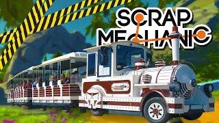 Scrap Mechanic #3 | MONORAIL TRAIN SYSTEM!