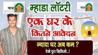 Mumbai Mhada Lottery Application Per Flat | एक फ्लॅट के लिये कितने आवेदन आये जाने #Mhada #म्हाडा