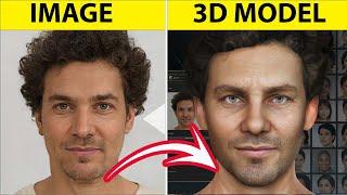 Amazing AI Tool To Make 3D Models from Images | HeadShot 2.0