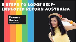 6 Steps to Lodge a Sole Trader Tax Return Australia MyGov 2020/21