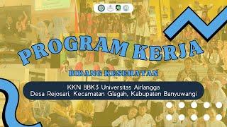 Kegiatan Proker GEMAS: Gizi Mantap Anak Sehat - KKN BBK 3 Desa Rejosari Universitas Airlangga