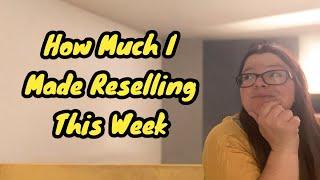 How much I made this week selling on eBay, Poshmark & Mercari