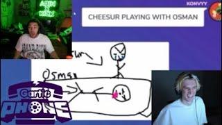 Adin Ross plays Gartic Phone w/ xQc, Cheesur, Lacy, Konvy and more! *HILARIOUS*