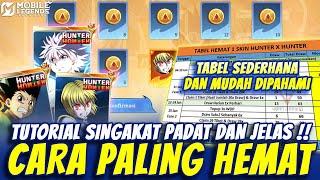 CARA PALING HEMAT DAN MUDAH UNTUK 1 SKIN HUNTER X HUNTER MOBILE LEGENDS - FINAL UPDATE !!