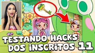  TESTANDO SEGREDOS E HACKS SECRETOS DOS INSCRITOS NO PAZU AVATAR WORLD #11