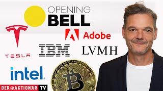 Opening Bell: Bitcoin, LVMH, Intel, Tesla, Adobe, Constellation Energy, IBM