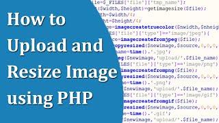 How to Upload and Resize Image using PHP