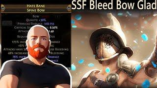 SSF Build around findings - Insane physical bow leads to Bleed Bow Gladiator (pDPS 755 without temp)
