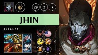 Jhin Jungle vs Nasus: Quadra Kill, Legendary - NA Grandmaster Patch 14.17