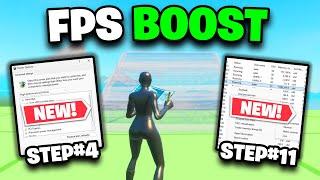 How To BOOST FPS in Fortnite! (High FPS & Less Delay)