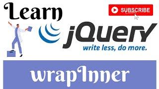 jQuery Lecture - 24 WrapInner Method Tutorial in Hindi / Urdu