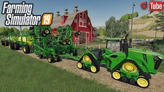 Planting Challenge vs. Trucker Matzy! (JD C850 & 1870) | Farming Simulator 19