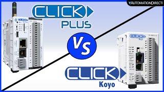 CLICK PLUS PLC vs CLICK PLC: From AutomationDirect