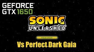 Sonic Unleashed Pc Port - Final boss Perfect Dark Gaia - Test with Gtx 1650 I5 7450 12 gb ram