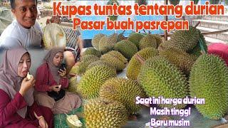 HARI RABU INFO LENGKAP TENTANG DURIAN JENIS DAN HARGANYA DI PASAR BUAH PASREPAN kupas tuntas durian