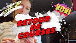 Retour de courses ..111€ ca donne quoi?