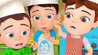 Hot Cross Buns Song ("Cookie Song") | New Nursery Rhymes for Kids