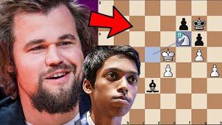 Magnus Carlsen's Genius Endgame Moves Impresses Stockfish!