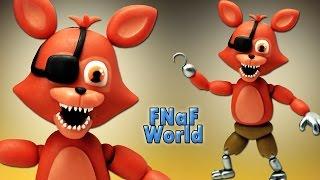 FNaF World  Adventure Foxy Tutorial - Porcelana fria  Polymer clay  Plastilina (REUPLOAD)