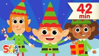 Five Little Elves | + More Christmas Songs for Kids | Super Simple Songs