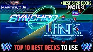 SYNCHRO x LINK FESTIVAL:BEST 10 DECKS TO USE+BEST 5 F2P DECKS (2024) [YU-GI-OH! MASTER DUEL]