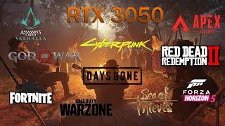 RTX 3050 8GB | RYZEN 5 3500X | TEST IN 10 GAMES