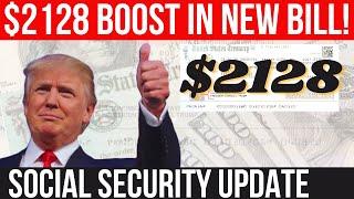 12% INCREASE & $2128 SOCIAL SECURITY BOOST FROM THIS BILL! SSA SSI SSDI Payments | Social Security U