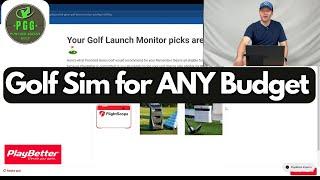 Which Golf Simulator Should You Buy? Use this tool to help make a decision!