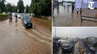 Heavy rain lashes Chandigarh and Panchkula causing waterlogging