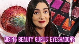 Mixing Every Beauty Guru's Eyeshadow Palette Together