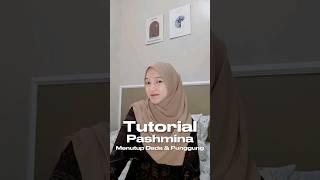 Tutorial Pashmina Menutup Dada & Punggung #shortvideo #shorts