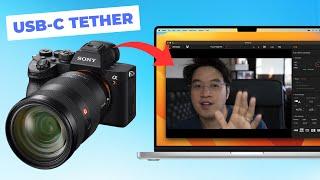 How to tether Sony A7IV camera to Mac using Imaging Edge Desktop and USB-C