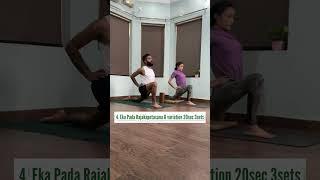 5 steps to reach Dwi Pada Viparita Dandasana | Iyengar yoga