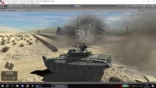 Unity 3d Tank Project Work in Progress. Object destruction first tests.