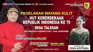 LIVE WAYANG KULIT || KI AJI DWY SANTOSO, S.Sn. MM || DESA TALESAN