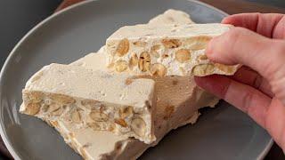 Quick, easy nougat for holidays and Christmas ! surprise your family!