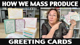 Stamping Jill - How We Mass Produce Greeting Cards