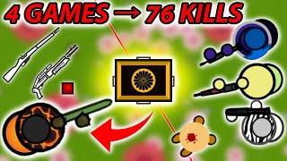 76 KILLS IN 4 GAMES in SOLO vs SQUADS! | Surviv.io