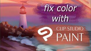 Clip Studio Paint Correction Layers Tutorial