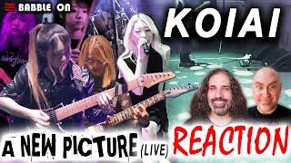 FIRST-TIME REACTION: KOIAI - A NEW PICTURE (Live) #lisax #hazuki #kotono #kanade #wakazaemon 