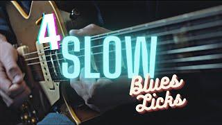 4 ESSENTIAL slow blues licks